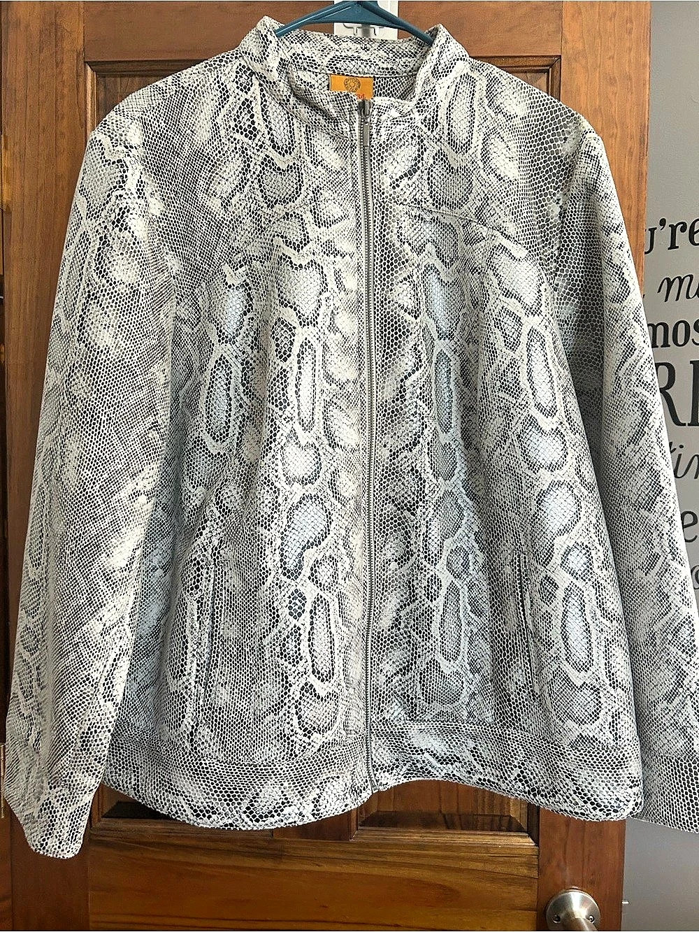 Ruby Rd. Women's Reptile Print Jacket Size 18W NWOT